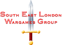 SOUTH EAST LONDON WARGAMES GROUP Lots of nice pictures, bit clunky. Recommended by Kevin. They say "SELWG has been running for over 30 years. We meet every Friday and third Sundays. All periods are played, from Ancients to Ultra-Modern and Role Playing along with many boardgames and Trading Card Games. The club has its own catering on the premises."